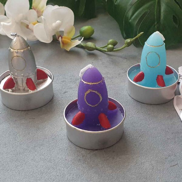 Spaceman/Rocket ship candle - Image 2