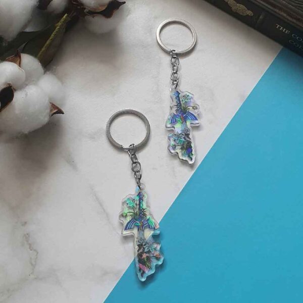 Decayed Master Sword Acrylic Keychain - Image 3